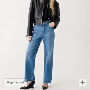 JCREW 27 Petite Full Length Wide Leg Jeans